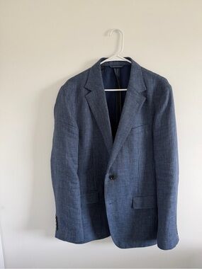 Bonobos Navy Textured Sport Coat